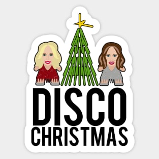 Kylie & Dannii - Disco Christmas Sticker